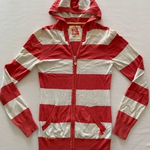 SOLD
Volcom Candy Striped Zip-up Hoodie